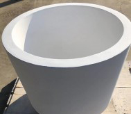 Optical glass special crucible